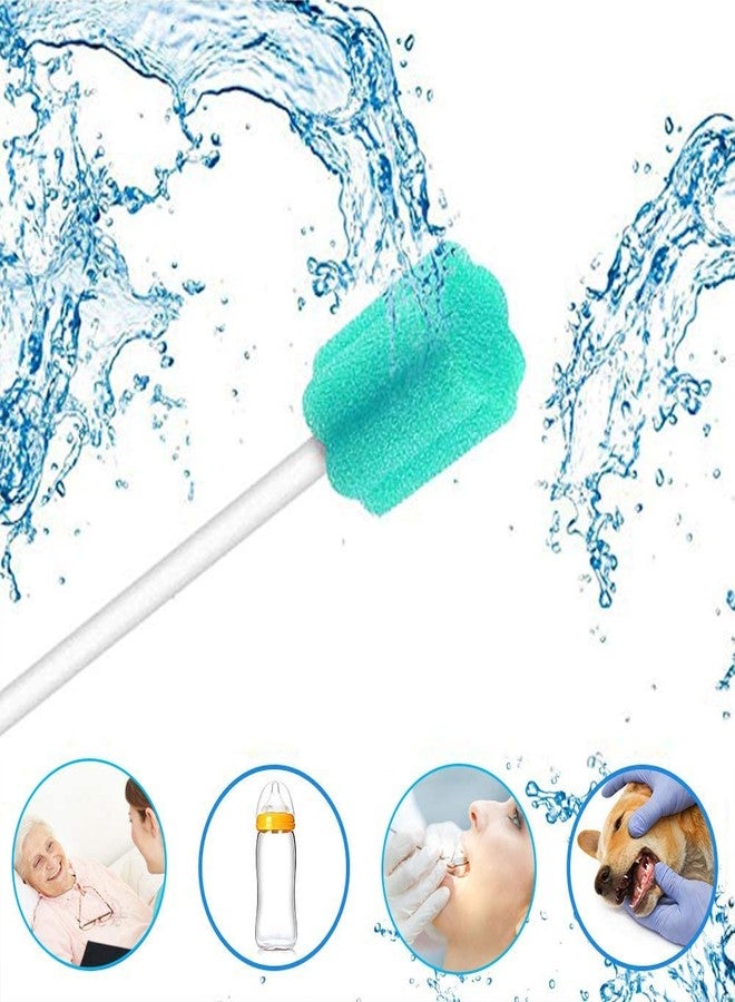 Wellgler's Mouth Swabs for Elderly，Disposable Oral Swabs. Green (Bag of 50 swabs) - Image 3